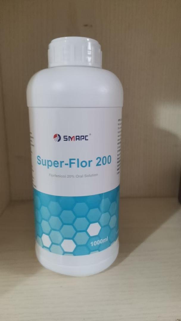 SMAPC Super- Flor 20.  Florfenicol 20% 1L.