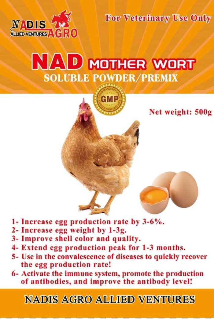 NAD MOTHER WORT SOLUBLE POWDER PREMIX