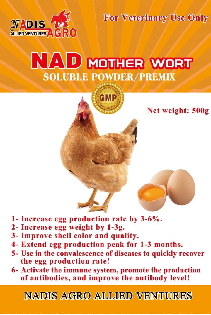 NAD MOTHER WORT SOLUBLE POWDER PREMIX